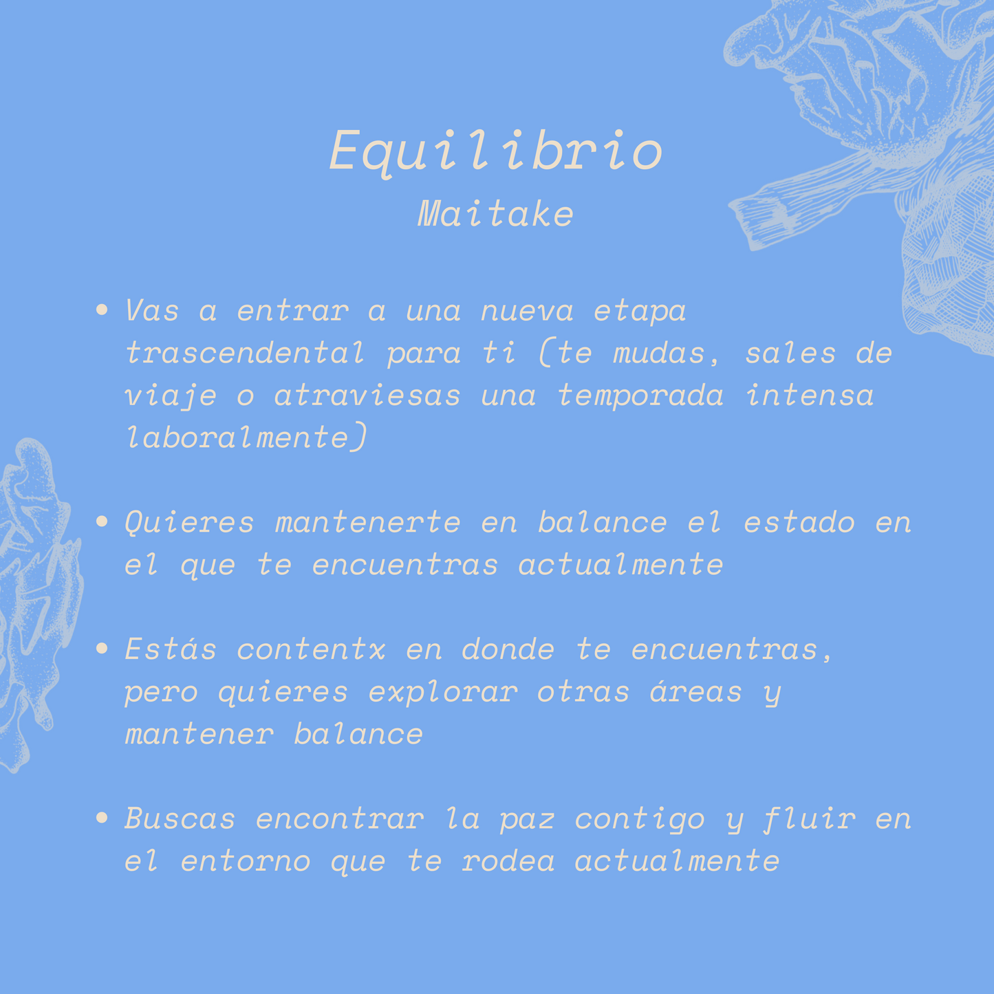 Microdosis - Equilibrio